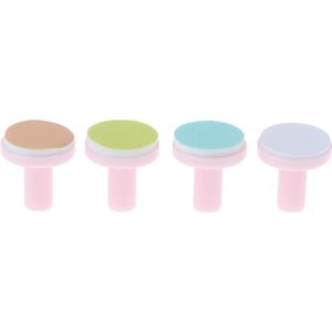 4 Stuks Elektrische Baby Nail Trimmer Hoofd Vervanging Kids Baby Veilig Nail Manicure Polijsten Zand Spons