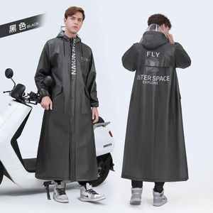 Regenjas Mannen Zomer Lange Full Body Anti Regenbui Elektrische Voertuig Enkele Regenjas Een Stuk Outdoor Volwassen Waterdichte Regenkleding