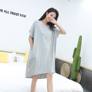 Zomer Shortsleeve Losse Jurk Moederschap Kleding Zwangere Pyjama Nachtkleding Vrouwen Vestidos Gravidas Dame Jurk Zwangerschap Jurken