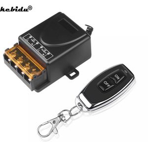 kebidu 433MHz Remote Controller 110V 240V 30A Relay Wireless RF Smart Remote Control Switch Transmitter+ Receiver Latest