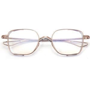 Persoonlijkheid Ip Titanium Vierkante Brilmontuur Mannen Comfortabele Grote Gezicht Glasse Vrouwen Bijziendheid Verziendheid Optische Brillen Recept