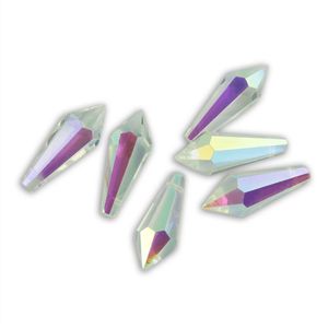 38Mm/63Mm/76Mm Ab Crystal Icicle U Kristallen Kroonluchter Onderdelen Opknoping Ornament Crystal prisma