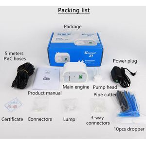 Automatisch Sproeisysteem Apparaat Mobiele Telefoon Controle Intelligente Tuin Vetplanten Planten Druppelirrigatie Tool Waterpomp Timer Systeem