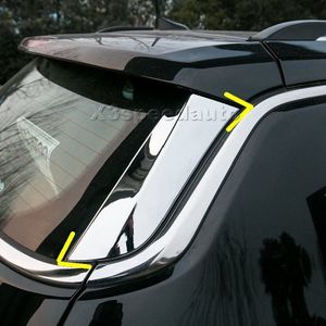 Auto-Styling Voor Jeep Compass Rear Side Window Spoiler Cover Trim 2Pcs Chrome Abs