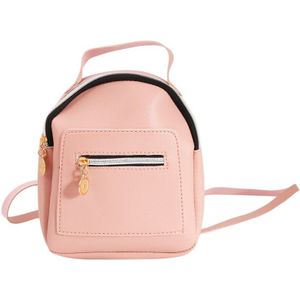 Zomer Vrouwen Rugzak Mini Kleine Solid Rits Zoete Casual Mode Rugzak Schooltas