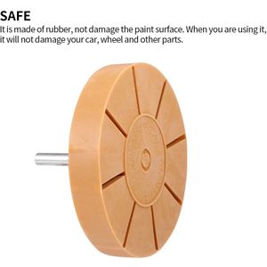Universele Rubber Gum Wiel Voor Verwijderen Auto Lijm Sticker Auto Reparatie Verf Tool Rubber Gum Wiel
