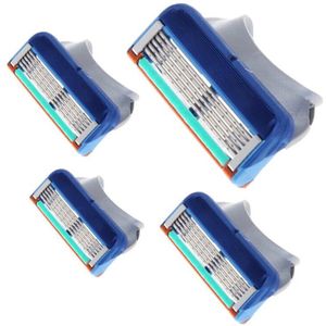 4 Stuks Scheerapparaten Handleiding Vijf-Layer Scheren Blade Ouderwetse Scheermes 5-Layer Hoofd Baard schoonmaak Tool Accessoires