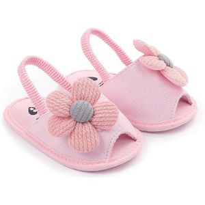 Leuke Bloem Zachte Baby Meisje 0-18M Sandalen Pasgeboren Zomer Eerste Wandelaars Baby Meisjes Antislip Slipper infant Prewalkers Crib Schoenen