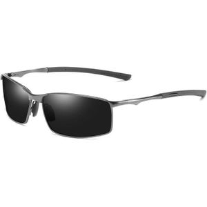 Mens Gepolariseerde Licht Gewicht Zonnebril voor Sport Outdoor Rijden Kleine Lens Zonnebril Mannen Metalen Frame Zonnebril UV400