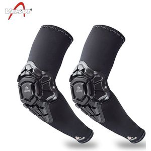 Een Paar Anti-Impact Motorfiets Elleboog Beschermers Off-Road Motocross Dh Mtb Elleboogbeschermers Elasticiteit Arm Mouw Pads