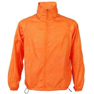 Outdoor Unisex Fietsen Running Waterdicht Winddicht Jas Regen Jas-Oranje, L