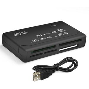 Memory Card Reader Mini 26-In-1 Usb 2.0 High Speed Voor Cf Xd Sd Ms Sdhc Met led Licht Kaartlezer