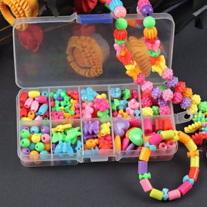 200 pcs Kralen Speelgoed Voor Kinderen DIY handgemaakte Kettingen Armbanden Meisje Kids Peuter Kralen Puzzels Educatief Speelgoed