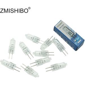 ZMISHIBO 20PCS Clear Halogeen G4 Bulb AC/DC12V JC Type Top G4 Halogeen Lampen Dimbare 10W 20W 35W Warm Wit 2700-3500K