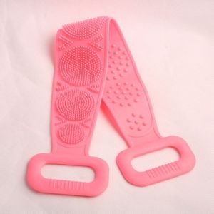 1Pcs 70Cm Silicone Borstels Bad Handdoeken Body Brush Bad Riem Exfoliërende Terug Borstel Riem Wassen Huid Huishoudelijke Schoon douche Borstels