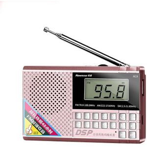 Draagbare Fm/Am/Sw Radio Mini Dsp Radio Ontvanger MP3 Speler Met Led Display Ondersteuning Power Off Geheugen tf Card U Disk Headset Play