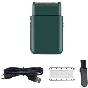 Draagbare Elektrische Scheerapparaat Smart Mini Baard Trimmer Nat En Droog Scheren Vergeldende Snijkop IPX7 Waterdicht