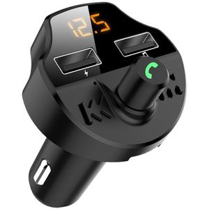 Auto FM Mp3 Speler Bluetooth 5.0 Power-Off Geheugen T66 Dual USB Auto Oplader Voor 12-24v auto Ondersteuning Ruisonderdrukking TF Card