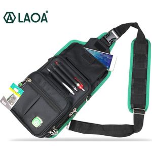 LAOA Multifunctionele Messenger Bag Cross Body Elektricien Hardware Mechanic's Canvas Gereedschap Tassen Voor Winkel Gereedschap