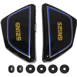 Motorfiets Faring Body Onderdelen Side Cover Batterij Tool Panel Voor Haojue Suzuki Lifan GN125 Gn 125cc Rechts Links 1 Paar gratis Rubber