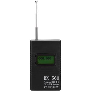 Rk560 Mini Radio Frequentie Meter Met Ctcss/Dcs Decoder 50Mhz-2.4Ghz Draagbare Handheld Radio Frequentie Testen