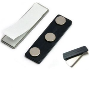 10pcs naam badge magneet Metallic Metalen Sterke Magnetische Badge Fastener Houder Card Tag Naam ID Tag