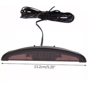 Digitale Auto Klok Lichtgevende Led Horloge 3 In 1 1 Pc 132*25Mm Onderdelen Accessoires