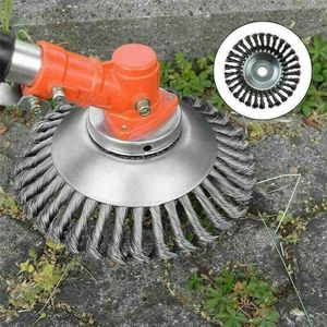 Universele Roterende Borstel Strimmer Hoofd Hoge Carbon Staal Binnenste Gat 25.4Mm