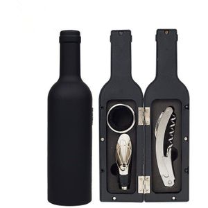 3 Pcs/5 Pcs Multifunctionele Rvs Blikopener Wijnfles Corkscrew Set Fles-Vormige Houder fles Jar Opener