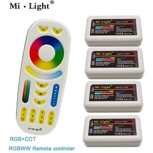 Mi Light 2.4G Mi Licht RGBWW Led Afstandsbediening en 2.4G RGBWW LED Controller voor Led Strip Lamp Downlight