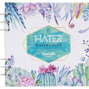 Losse Blad Notebook Aquarel & Markers Schilderen Sketchbook 40 Pagina 'S 300 Gsm Spiraal Journal Twee Maten Schoolbenodigdheden