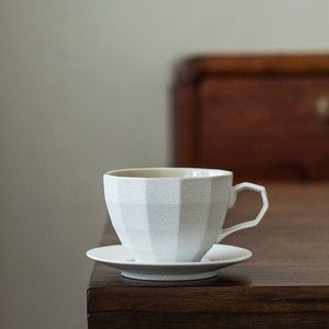 Europese Luxe Keramische Kantoor Koffiekopje Creatieve Servies Koffie Cup Mate Gebruiksvoorwerp Retro Tazzine Caffe Espresso Cups BC50BD