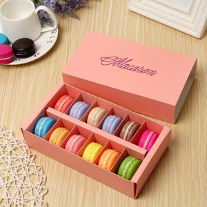 Bakken Decoratie Rechthoek Kleine Gebak Grote Capaciteit Chocolade 12 Macarons Macaron Verpakking Geschenkdoos Feestartikelen