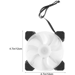 3Pcs Verstelbare Computer Koelventilator Rustige 120Mm Rgb Fan Pc Case Fan Koeler Rgb Koeler Fans Voor Computer koeler Met Controller