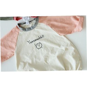 5061 Meisjes Een Stuk Kleding Lange Mouw Baby Romper Katoen Pasgeboren Meisje Onsies Baby Pyjama Contrast Kleur Jongens Rompertjes