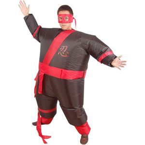 Cartoon Japanse Ninja Warriors Pop Opblaasbare Kostuums Volwassenen Carnaval Games Fancy Kleding Sumo Worstelen Opblaasbare Kleren