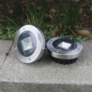 Zonne-energie Floor Path Led Licht Grondspot Begraven Waterdichte Led Ondergrondse Licht Nieuw Led Grond Spot Landschap Park Night