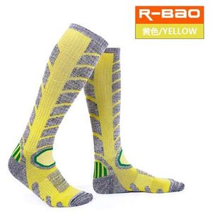 R-BAO Winter Warm Mannen Vrouwen Thermische Ski Sokken Dikke Katoenen Sport Snowboard Fietsen Skiën Voetbal Beenwarmers Lange Sokken 3321 M