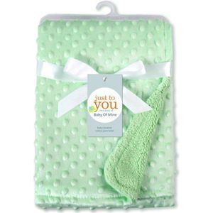 Baby Deken & Inbakeren Pasgeboren Thermische Zachte Fleece Deken Effen Beddengoed Set Katoenen Dekbed