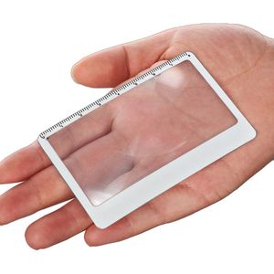 Loep - Mini Vergrootglas - Pocket Handloep - Leer - Zakloep - Handloep