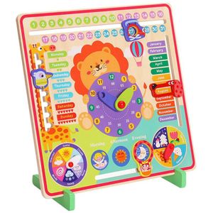 1 Set Van Baby Multifunctionele Klok Speelgoed Kinderen Onderwijs Speelbal (Willekeurige Kleur)