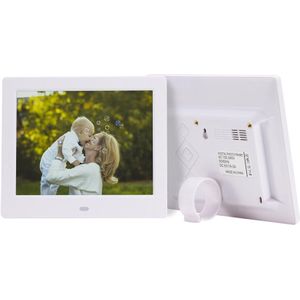 8 Inch Scherm Digitale Fotolijst Hd 1024X768 Led Elektronische Fotoalbum Foto Video Player Muziek Kalender Video afspelen