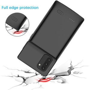 Note 10 Vloeibare siliconen Power Case Voor Samsung Galaxy Note 10 Plus shockproof Batterij Oplader Case Extenal Power Bank Cover