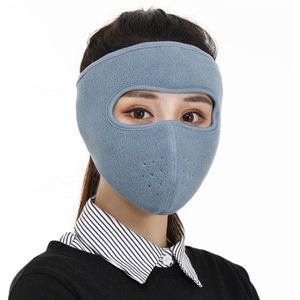 Mannen Vrouwen Winter Warm Masker Fleece Oorbeschermers Rijden Ski Snowboard Half Gezichtsmasker Winddicht Stofdicht Outdoor Fietsen Masker
