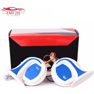 2 stuks Speaker Alarm Voertuig Boot Auto Motor Motorfiets Van Vrachtwagen Sirene 12V 150db elektrische type luidste claxon slak tone Loud Horn