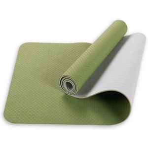 Fitness Matten Voor Yoga Tpe Antislip Matten Pads Voor Pilates Gym Training Exercise Pad Dubbele Laag Vrouwen Yoga Mat accessoires