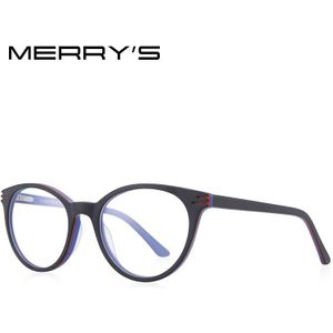 Merrys Kids Anti Blue Ray Licht Blokkeren Bril Meisjes Cat Eye Brillen Frame Acetaat Brilmonturen S7813FLG