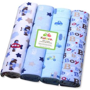 Baby Ontvangen Dekens Super Zacht Flanel Wieg Wieg Reiswieg Lakens Swaddleme Inbakeren Wrap Katoen Pasgeboren Stuff Meisje Deken