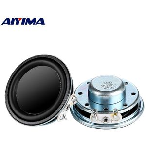 Aiyima 2Pc 1.4 Inch Full Range Multimedia Muziek Speakers 4 Ohm 3W 36Mm Ultra-Dunne Magnetische mini Speaker Home Theater Luidspreker