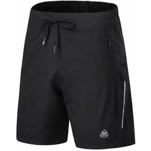 Mens Licht Gewicht GYM Workout Running Shorts Training Voetbal Tennis Effen Sport Shorts met Zip Zakken